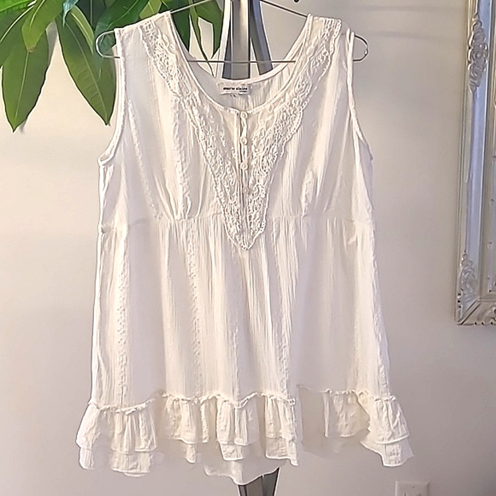 Top coton lace by Marie claire